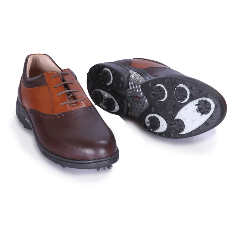 Justin Brown/Tan Golf Shoe | East Star Shoes – ESS Shoes