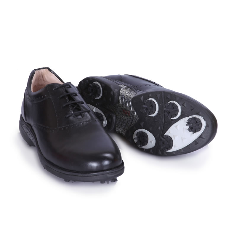Justin Full Black Golf Shoe | East Star Shoes – ESS Shoes