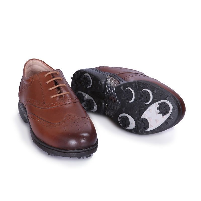 Brooks Full Tan Golf Shoe | East Star Shoes – ESS Shoes
