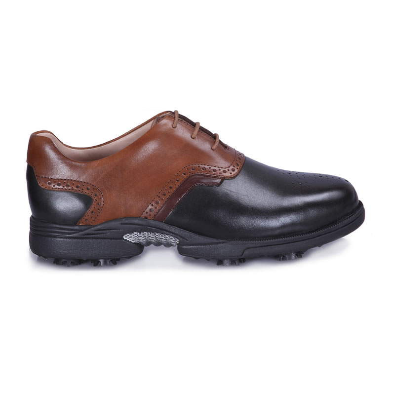 Bristol Black/Tan/Brown Golf Shoe | East Star Shoes – ESS Shoes