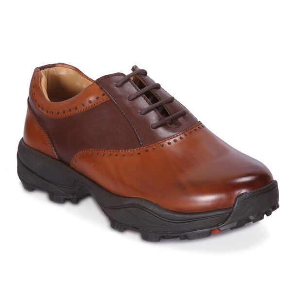 mens tan golf shoes