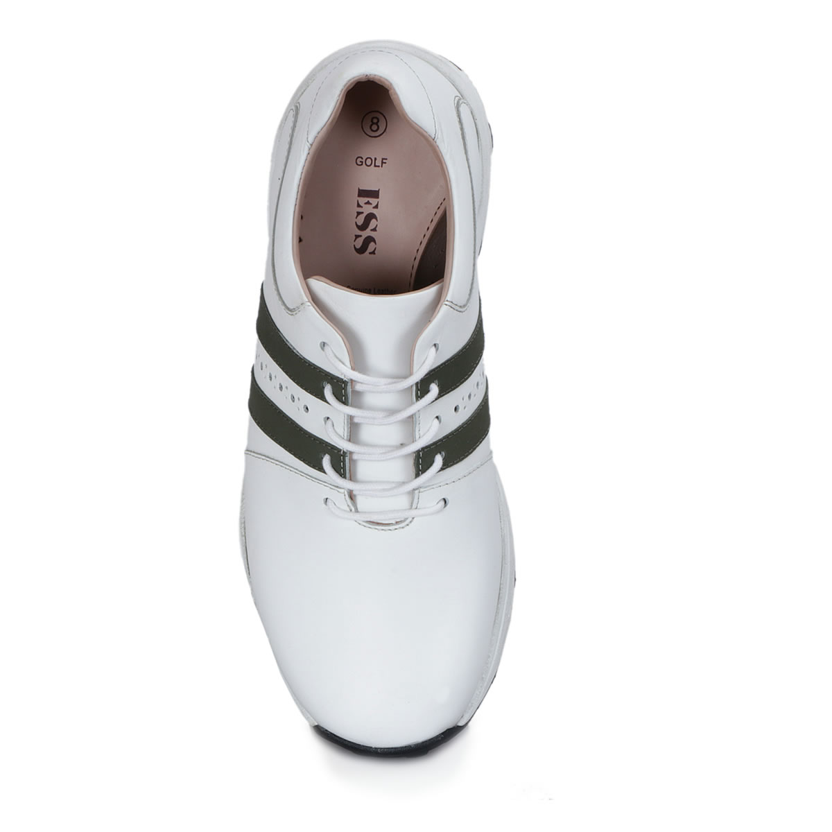 Paul White Black Stripes Golf Shoes